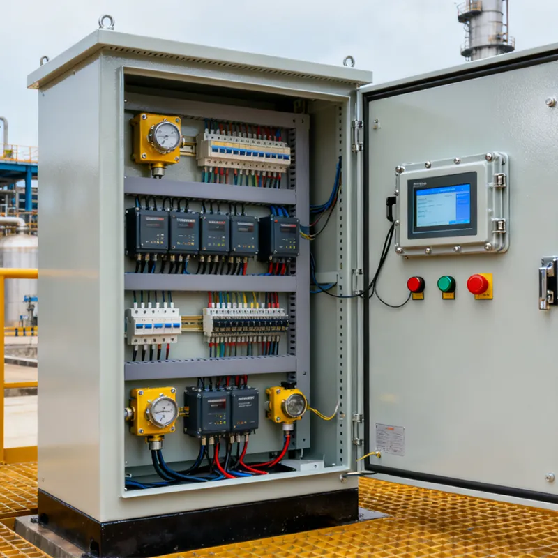 Шкаф управления на базе ПЛК для химической промышленности (2)